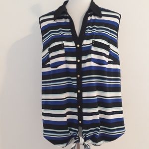 * 3 x 20 SALE!!! Roz & Ali Sleeveless TOP 1X